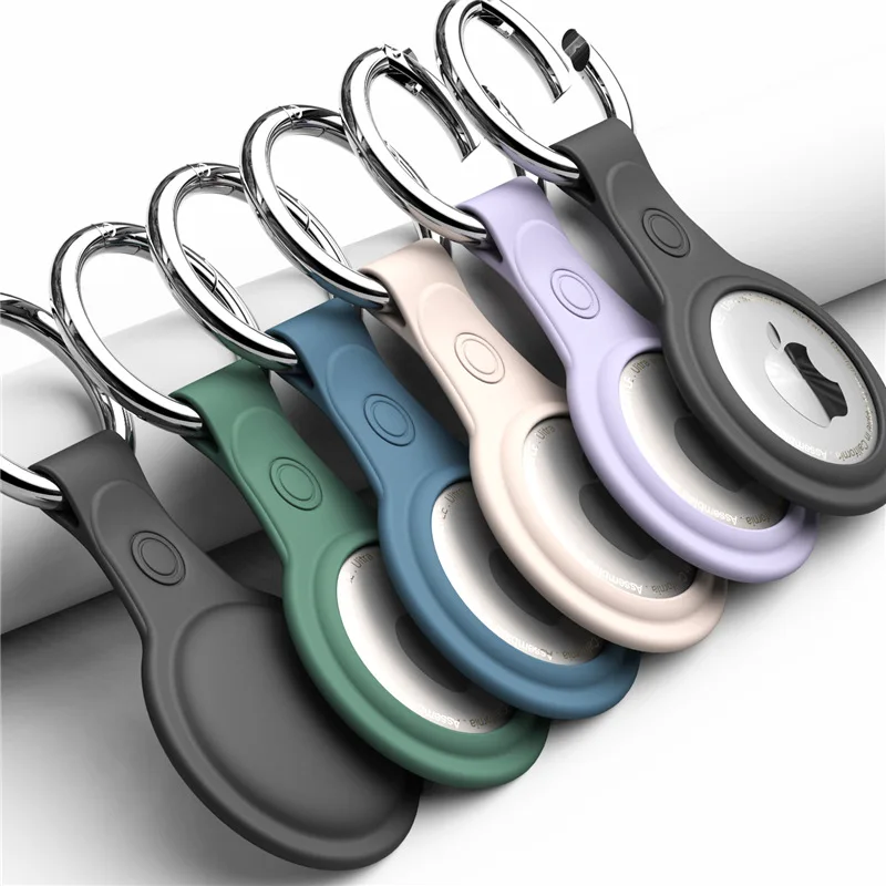

Suitable For Apple Airtag Locator Protective Cover For Iphone Airtag Case Tracker Matte Tpu Can Hang Anti-lost Cover New Arrival