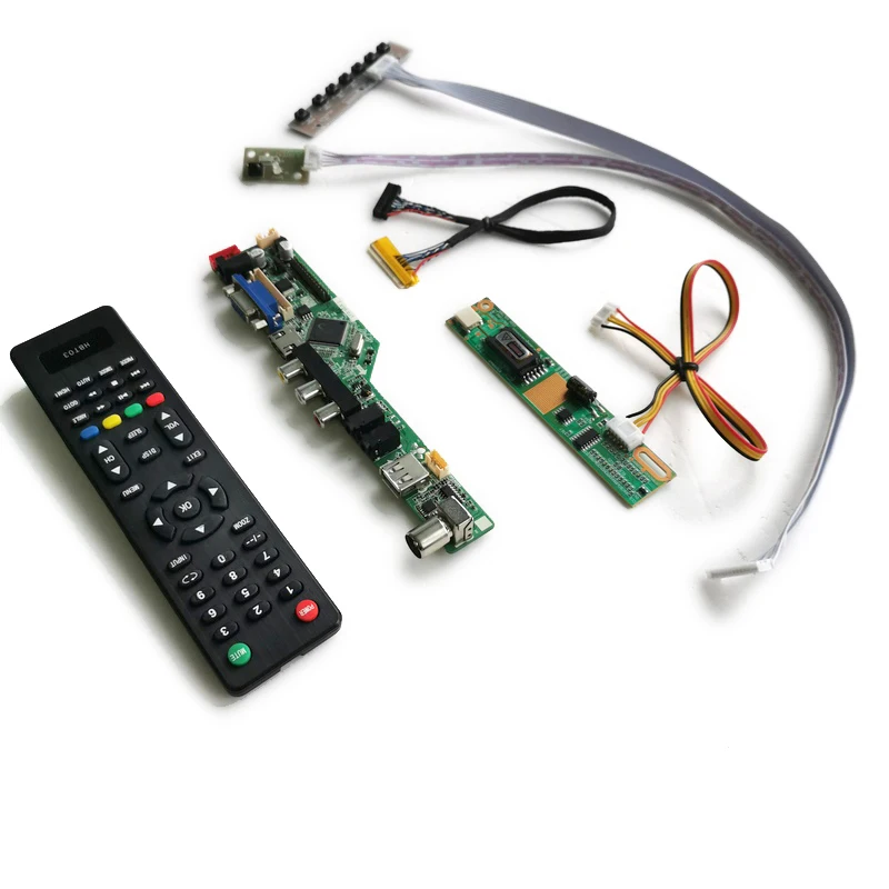 

For N154I1/N154I2/N154I3/N154I5 Screen LVDS 30-Pin LCD Display Universal Controller Board 1280*800 VGA+AV+USB DIY Kit 1CCFL
