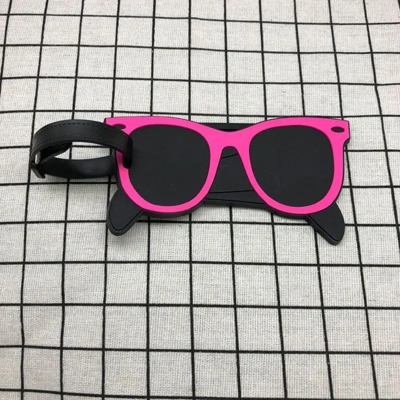 Sun glass 1 шт. Летняя Пляжная Серия багажная бирка Дорожный чемодан сумка Id Метки адрес ярлык новые туристические аксессуары - Цвет: Sun glass