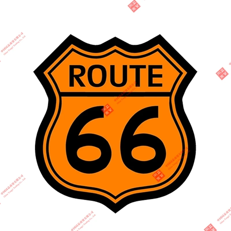 

Ретро-наклейки Route 66 для автомобиля, Переводные картинки для гоночного и шлема, виниловые наклейки из ПВХ для RV, мотоцикла, гитары, пианино, ноутбука