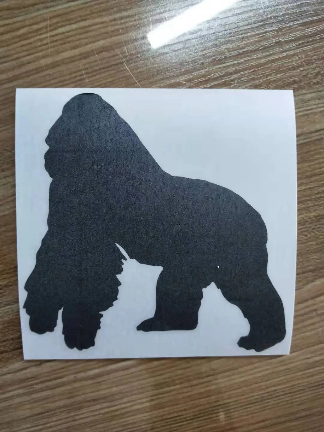 13*13 см Gorilla наклейки автомобильное окно для стенок бампера в виде обезьяны милые