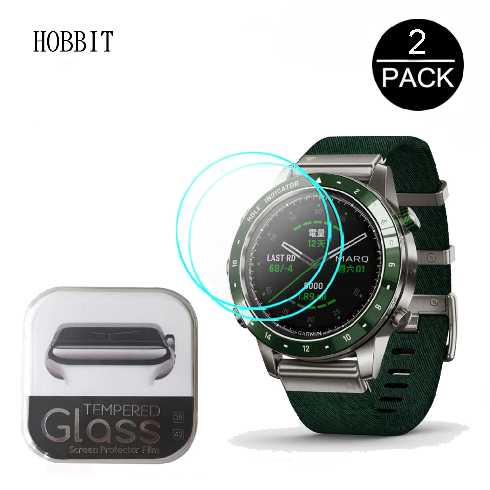 

Защитное стекло для смарт-часов Garmin MARQ, прозрачное, закаленное, 9H, 2 шт.