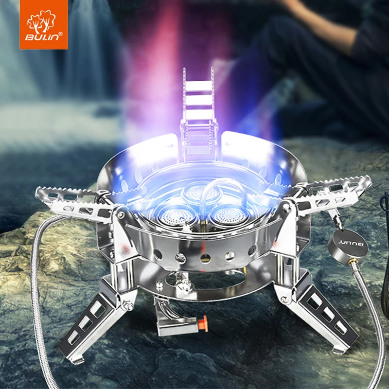 Газовая горелка Bulin B17 портативная ветрозащитная 6800 | Отзывы и видеообзор