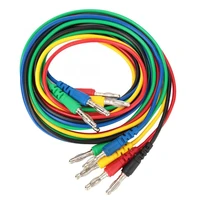 p1043 4mm banana plug test line injection molded male to male multimeter wire cable for electrical work