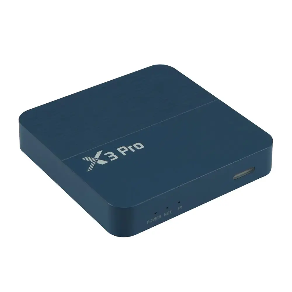 ТВ приставка X3PRO Android 9 0 8K 4 Гб ОЗУ 32 ГБ 64 ПЗУ четырехъядерный процессор Amlogic