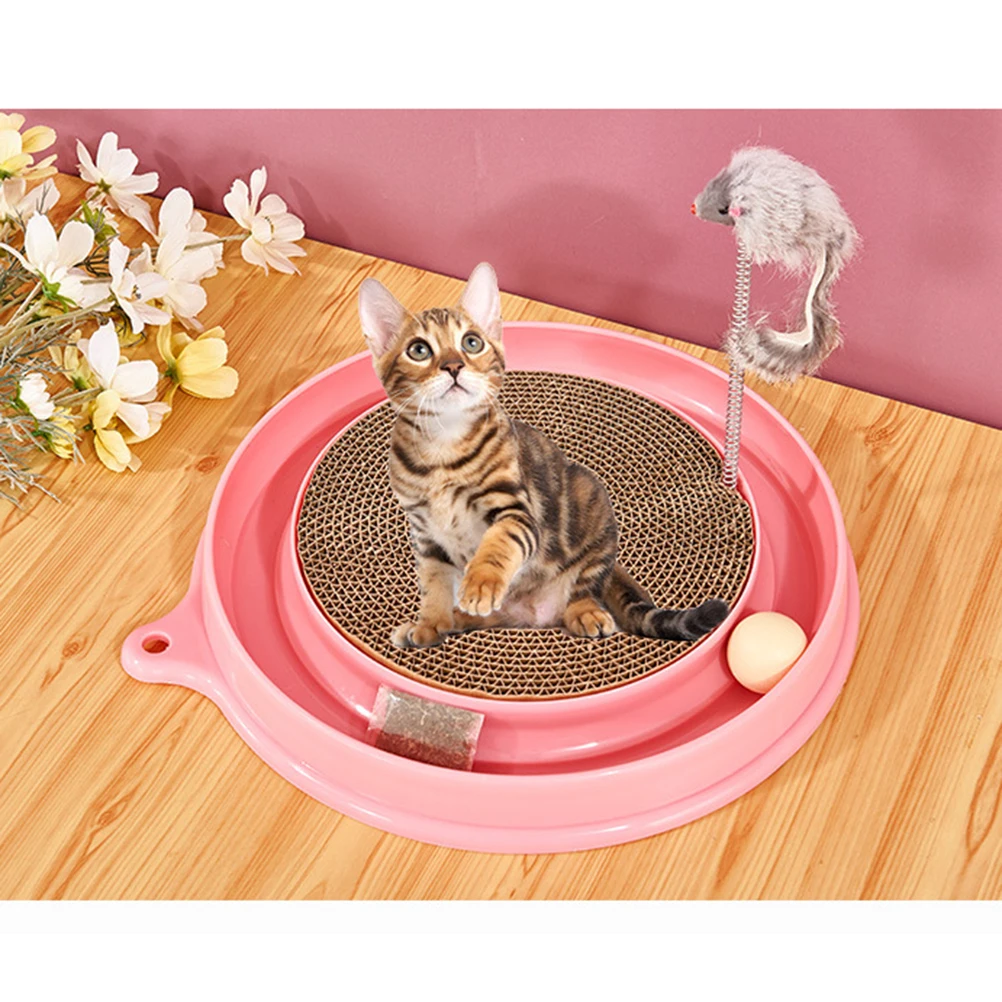 1 шт., игрушка для кошек, гофрированная бумага, игрушка для кошек, пластиковый лоток, игрушка, забавная мышь, игрушки для кошек, товары для домашних животных