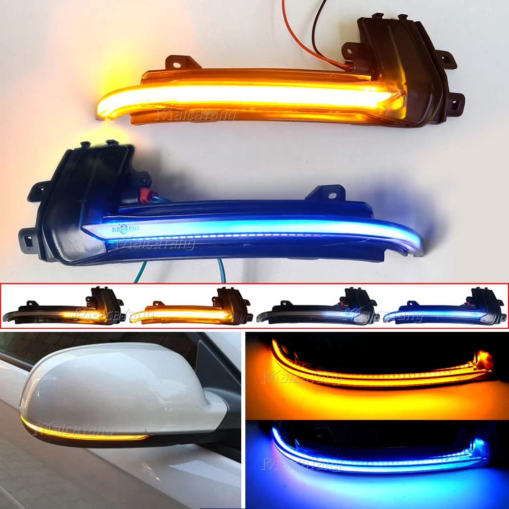 Динамический поворотный сигнал Светодиодный Боковой зеркальный индикатор