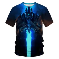 2021 summer fashion mens and childrens short sleeved tops cool selection of dark style 3d printed o neck t shirts