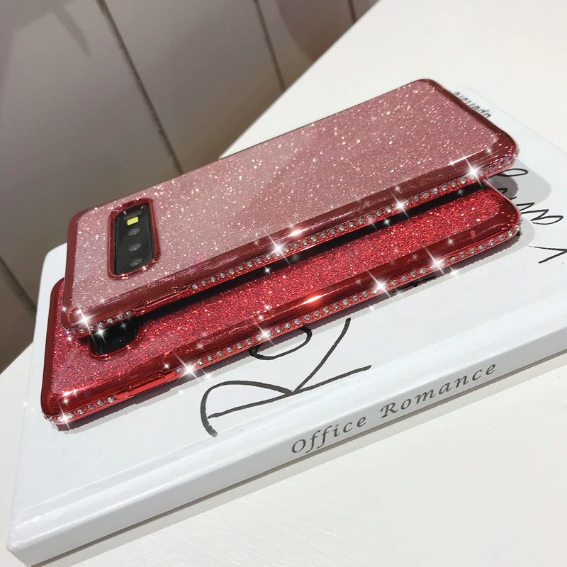 Diamond Glitter Soft Case For Xiaomi Redmi Note 9S 9 8T 8 7 Pro 9A 9C 8A 7A 10X K30 Mi 10 Lite Mi10 Mi9 SE Silicone Cover | Мобильные