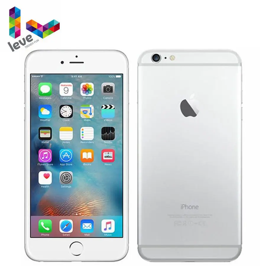 Apple iPhone 6 Plus 5 дюйма 4G LTE два ядра P 16 ГБ/64 Гб/128 Гб ПЗУ сканер отпечатка пальца