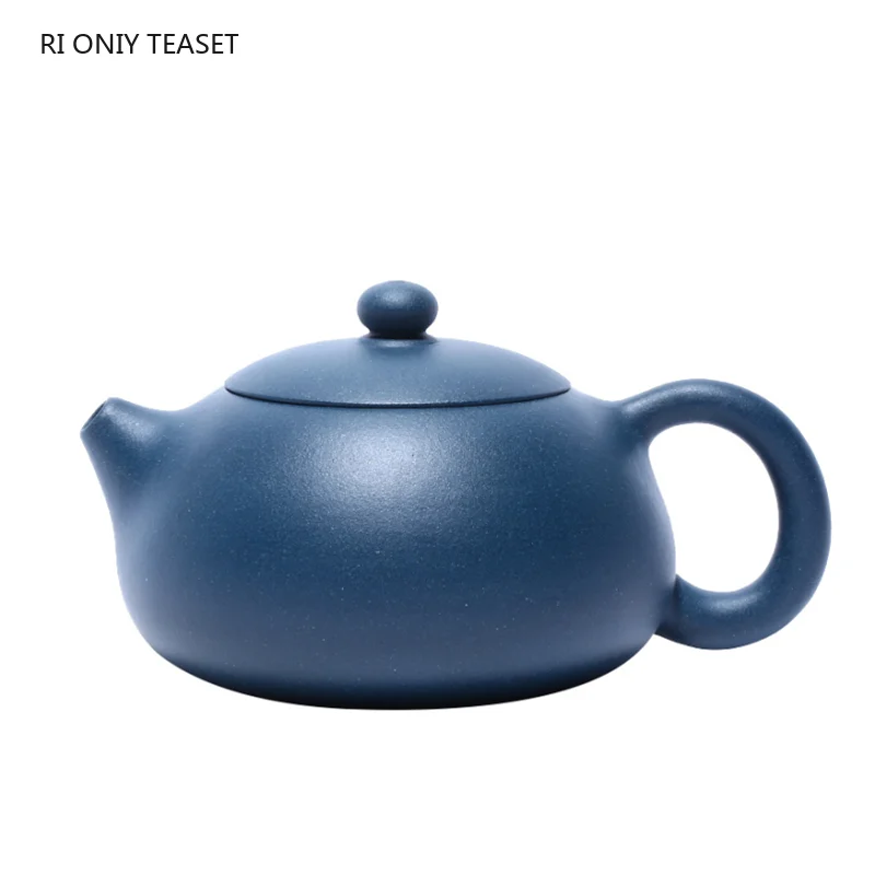 

230ml Yixing Purple Clay Teapots Ball Shaped Infuser Xishi Tea Pot Raw ore Azure mud Beauty Kettle Handmade Zisha Teaware