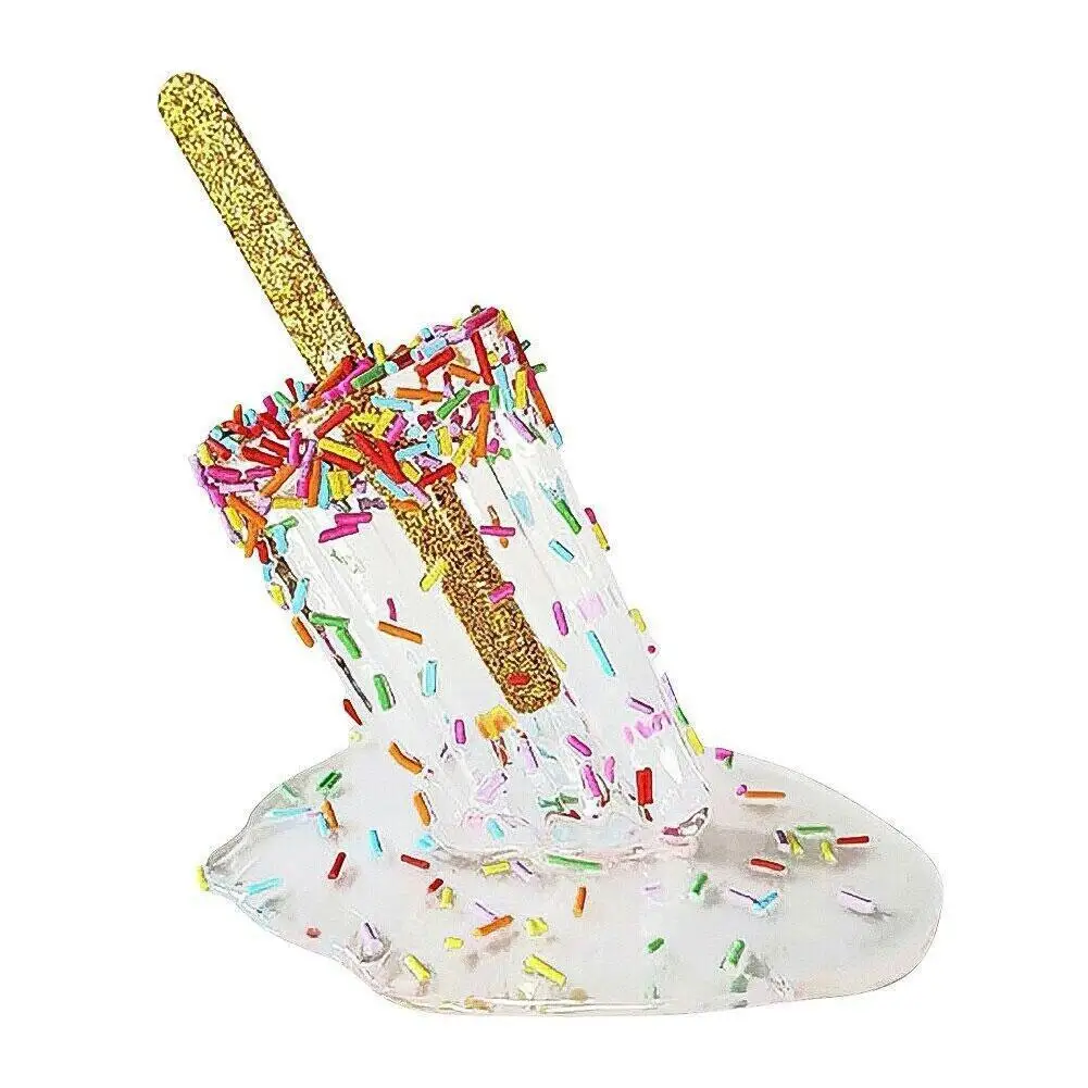 

Инструмент Tricking, таяющая статуя льда, статуя льда, украшение, миниатюрное ремесло из смолы, используемое для украшения сада мороженого