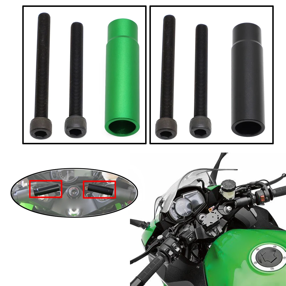 Мотоцикл GPS навигация руль кронштейн расширение для KAWASAKI NINJA 650 1000 Ninja поддержка H2SX