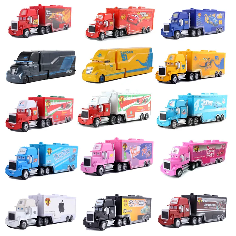 

Новинка Disney Pixar Racing 2 3 игрушки Молния Маккуин автомобиль король Майк дядюшка 1:55 модель автомобиля из сплава детские рождественские подарки