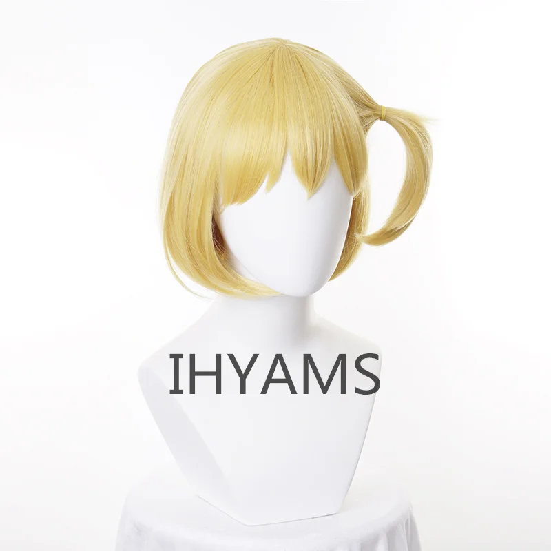Haikyuu! Парик Hitoka Yachi парик для косплея короткий золотой синтетический + - купить по