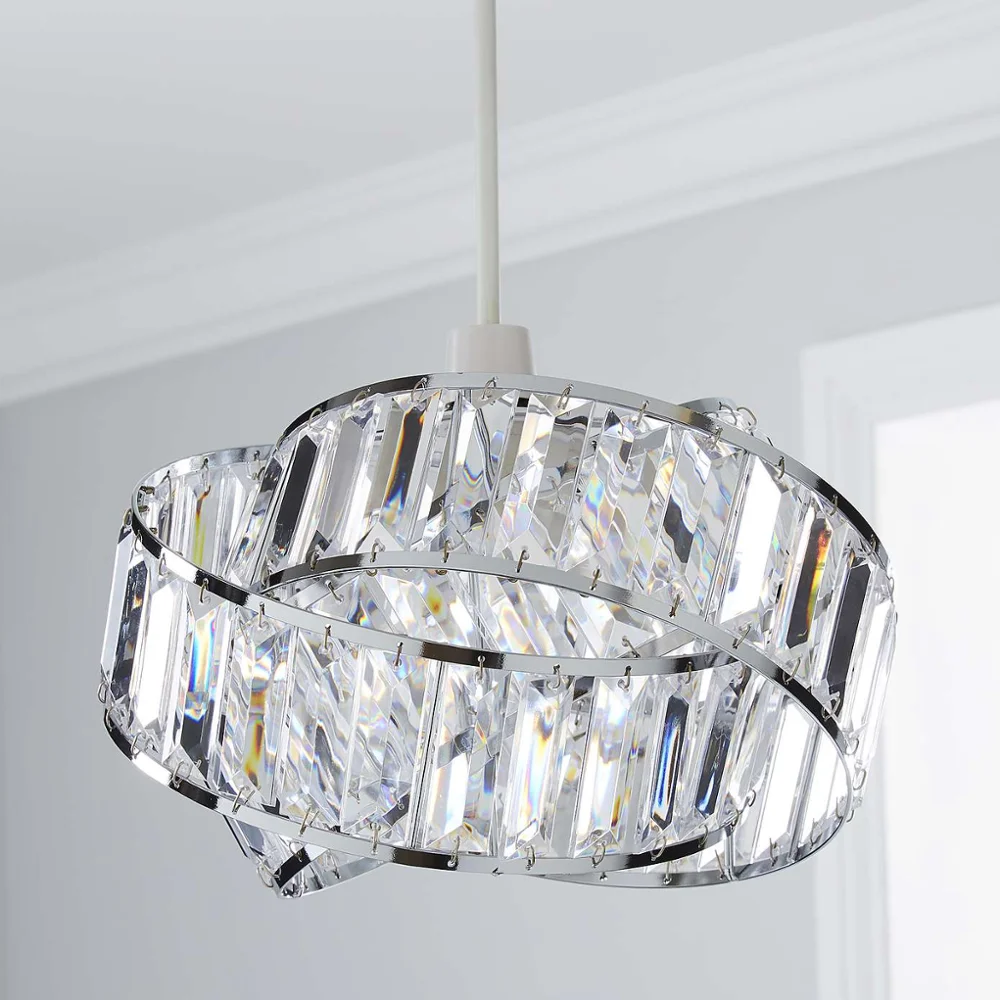 Lilia Acrylic Clear Easy Fit Pendant