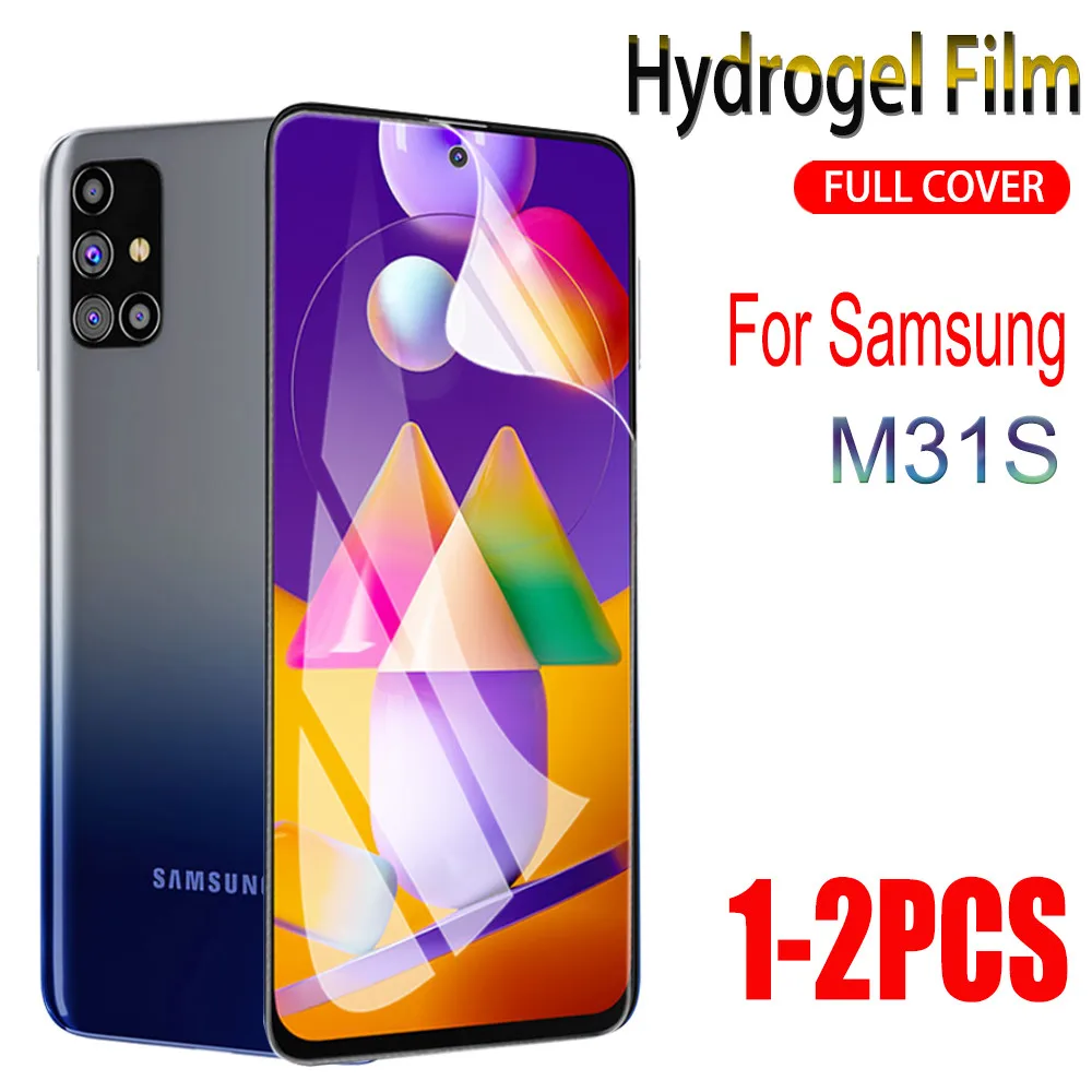 1 2 шт защита экрана Гидрогелевая пленка для samsung galaxy m31 m 31 s 2020 sm m315f/ds 6 4 ''sm m317f/ds