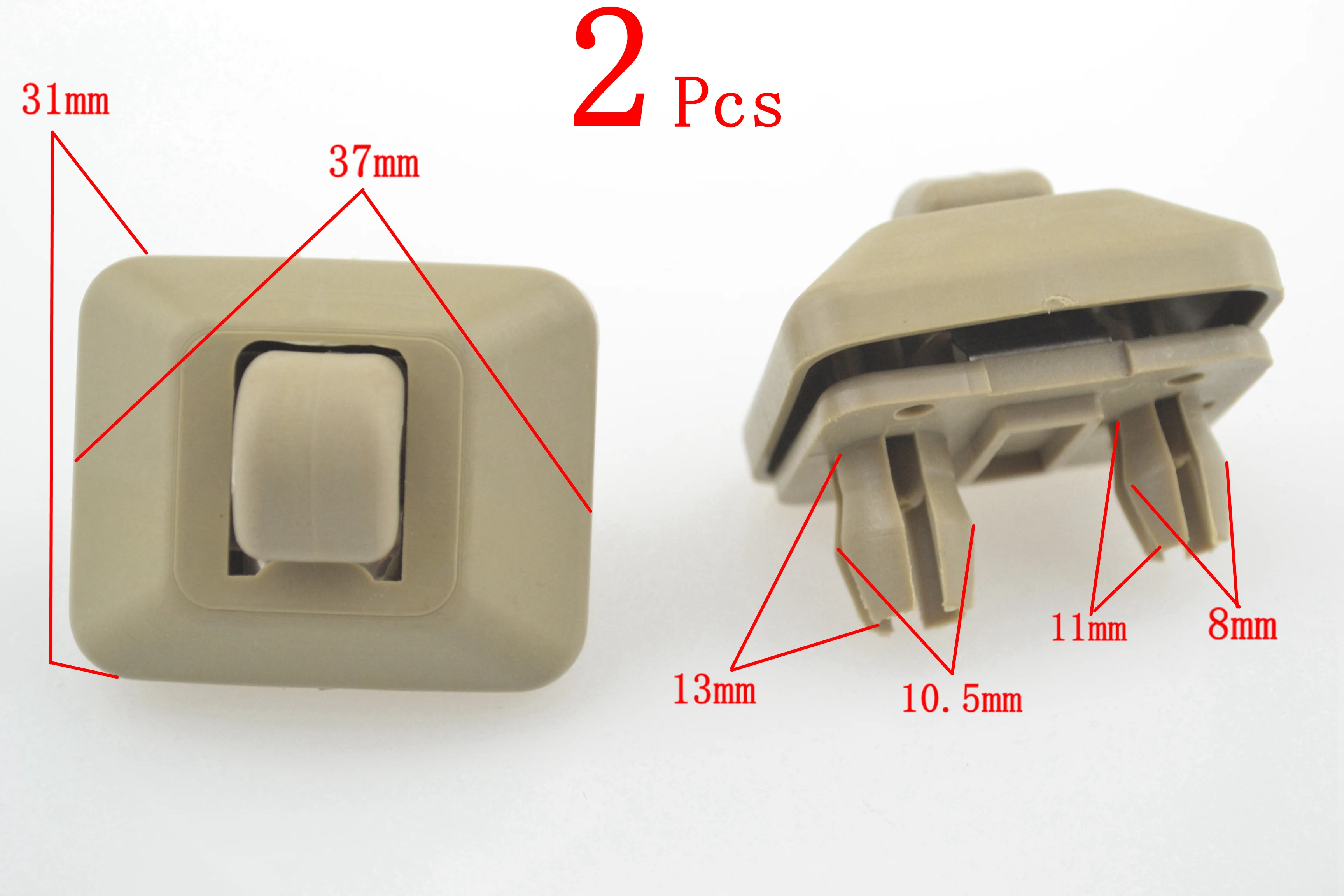2 шт. солнцезащитный щиток для салона зажим Кронштейн Крепления Винтов бампер