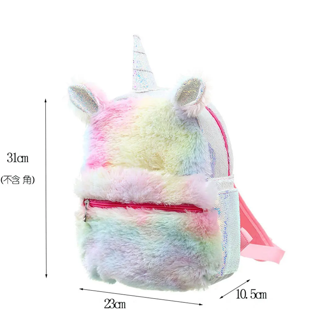 25-35 CM Baby Backpack Unicorn Mochila Niño Stuffed& Plush Animals Plush Backpacks Soft Toys for Children Gift for Girlfriend