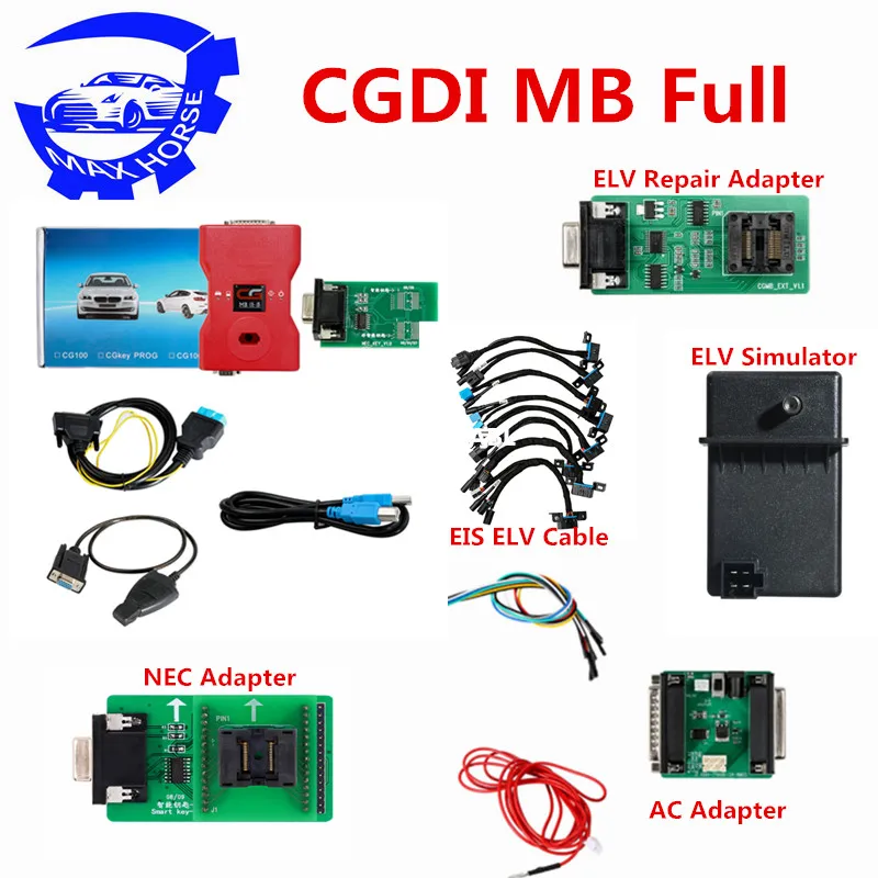 Программатор ключей CGDI Prog MB Full Benz самый быстрый способ через OBD поддержка всех