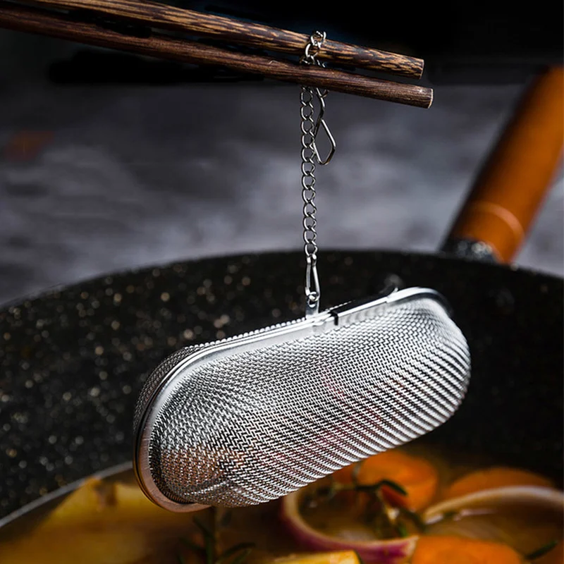 

Reusable Tea Infuser Tea Accessories Tea Filter Stainless Steel Spice Loose Tea Leaf Herbal Tool Kitchen Gadgets Tea Strainer