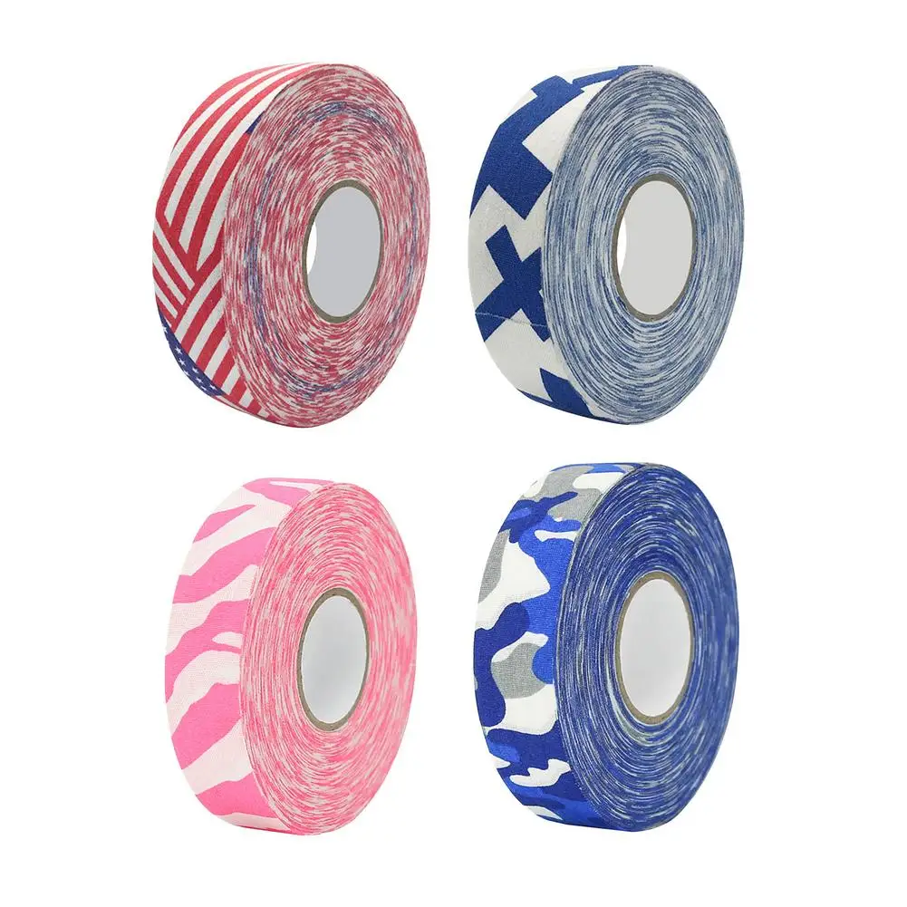 

Hockeytape Ice Hockey Transparent Sports Tape High Stick Non Slip Ball Club Elbow Golf Safety Cotton Enhances Ice Field Tape