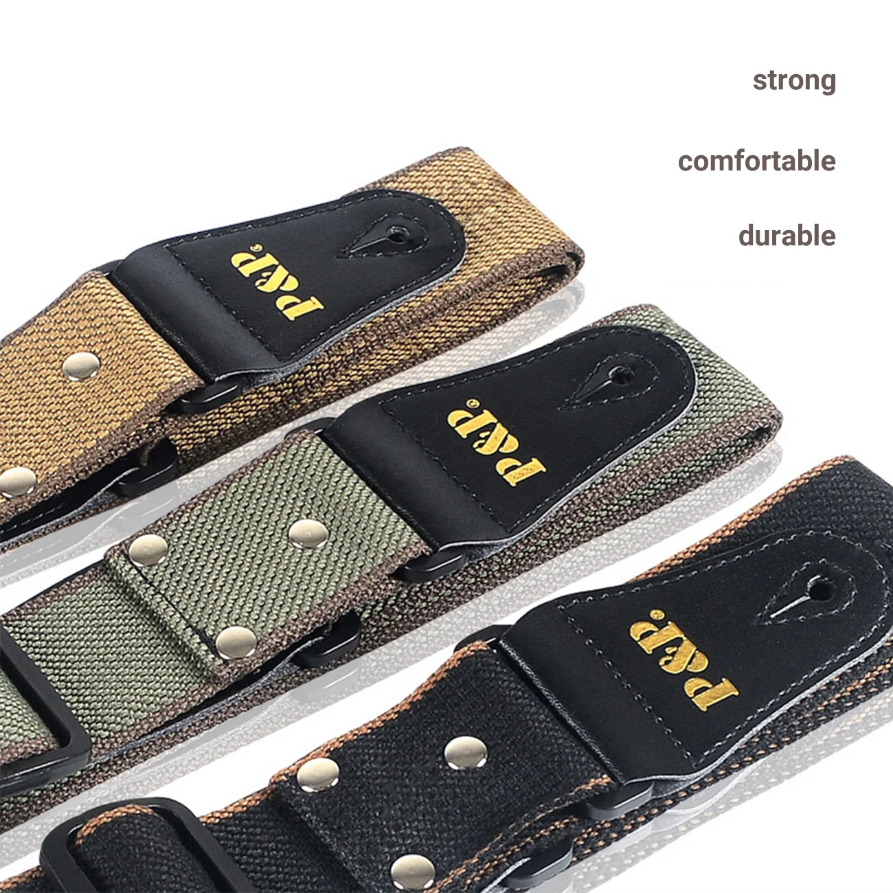 

Adjustable Pure Cotton Guitar Strap for Acoustic Electric Bass Guitar Musical Accessories Colors Optional