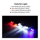 12 ультра светодиодный мигающий яркий свет стробоскоп система для 110 18 RC Drift HSP TAMIYA CC01 4WD Axial SCX10 Радиоуправляемый автомобиль грузовик