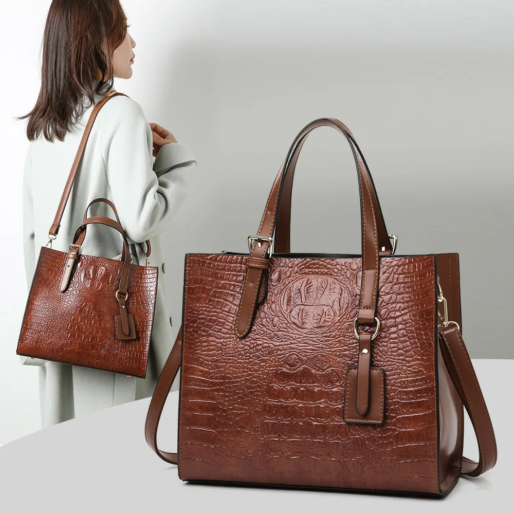 

YILIANWomen's качественная кожаная сумка через плечо с надписью для женщин 2022 роскошные сумки женские сумки дизайнерские модные вместительные су...