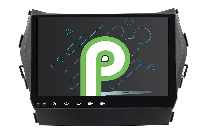Belsee " ips сенсорный экран Android 9,0 автомобильный DVD мультимедийный плеер gps навигация для hyundai Santa Fe ix45 2013