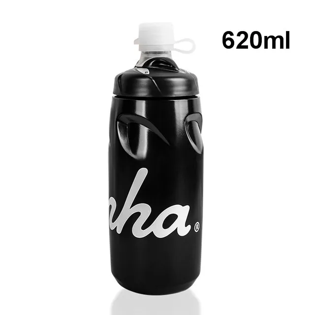 black620ml Rapha, Спортивная бутылка для воды, 620 мл, 750 мл, герметичная, для велоспорта, Ультралегкая, PP, бутылка для воды, для велосипеда, Запираемая, для рта, бутылка для воды, серая - Цвет: black620ml