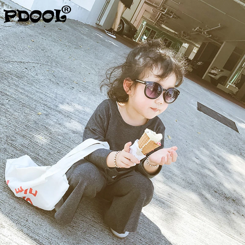 

Girls Clothes Kids Boutique Outfits Spring Spring White Vest Black T Shirt and Cropped Pant Set Baby Girl Clothes Little Girl