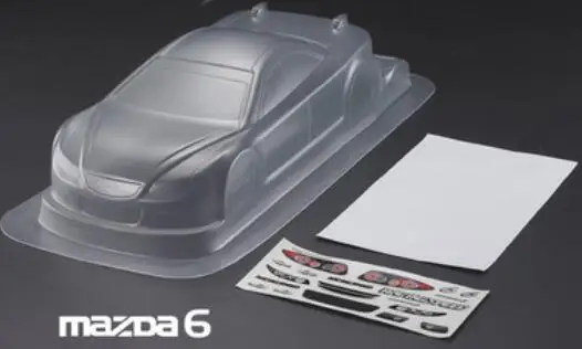 Mazda 009 1/10 RC автомобиль прозрачное тело 190 мм NNissan S13 S15 GTR34 35 180SX RX8 RX7 дрейф местности - Цвет: Mazda 009