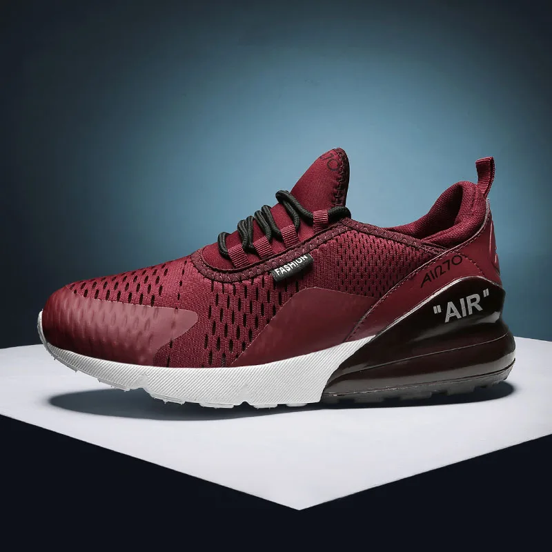 Кроссовки мужские Flyknit кроссовки Мужские дышащие 270 воздушные подушки спортивная