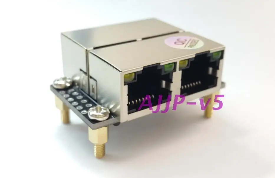 

RJ45 Butt Straight Hub Connector Network Cable Docking Module Network Port to Network Port Adapter Board N2WKSAL