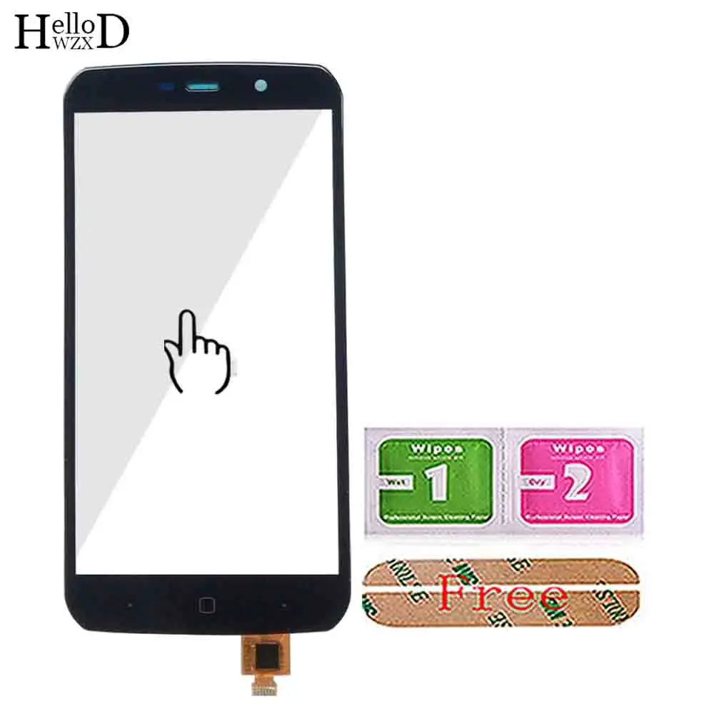 mobile touch screen for vernee active touch screen digitizer panel sensor front glass phone parts assembly tools 3m glue wipes free global shipping