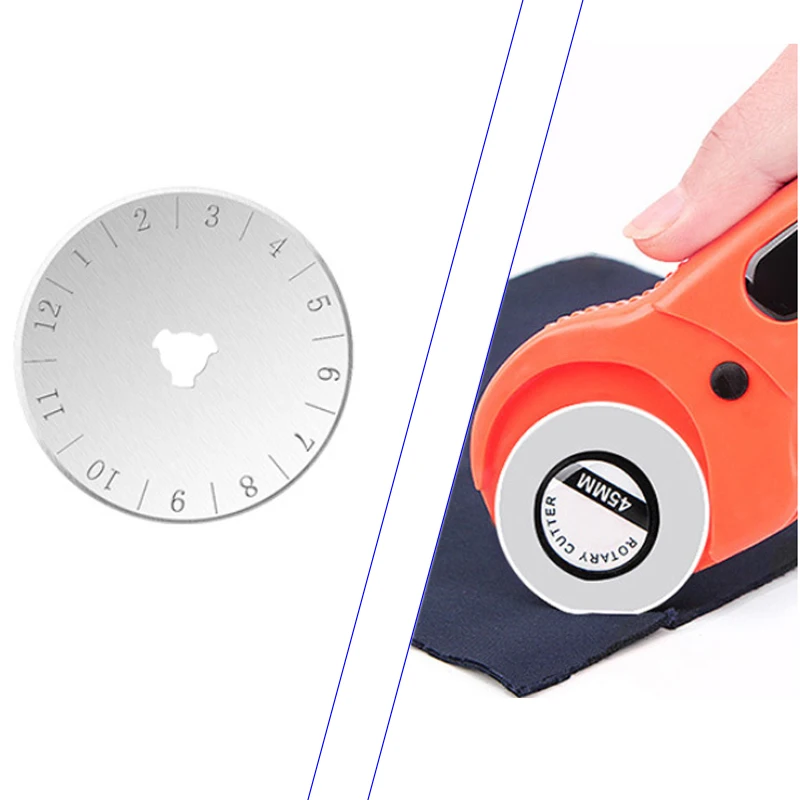 LeatherCraft 45mm Rotary Cutter Leather Cutting Tool Fabric Circular Blade DIY Patchwork Sewing Quilting for leather tool | Дом и сад