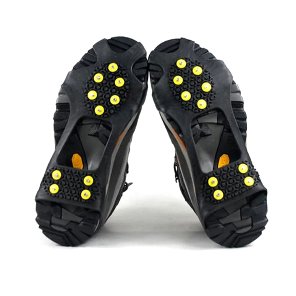 2 шт 10 зубьев когти Противоскользящий захват для походов на открытом воздухе