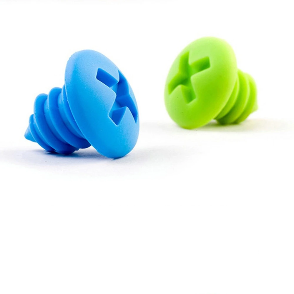 

Creative Screw Shape White Wine, Foreign Wine, Red Wine, Fresh-keeping Silicone Bottle Stopper