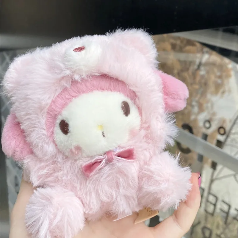 LLavero de peluche de demonio para vestido de graduaci&oacute;n, llaveros de Anime Kawaii, regalo para mujeres y ni&ntilde;as, color negro-5