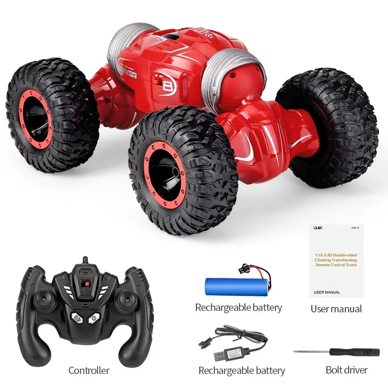 

D838 RC Car Off Road Buggy Radio Control 2.4GHz 4WD High Speed Climbing RC Car Toys Switch Between FreelyTwist- Desert Drift