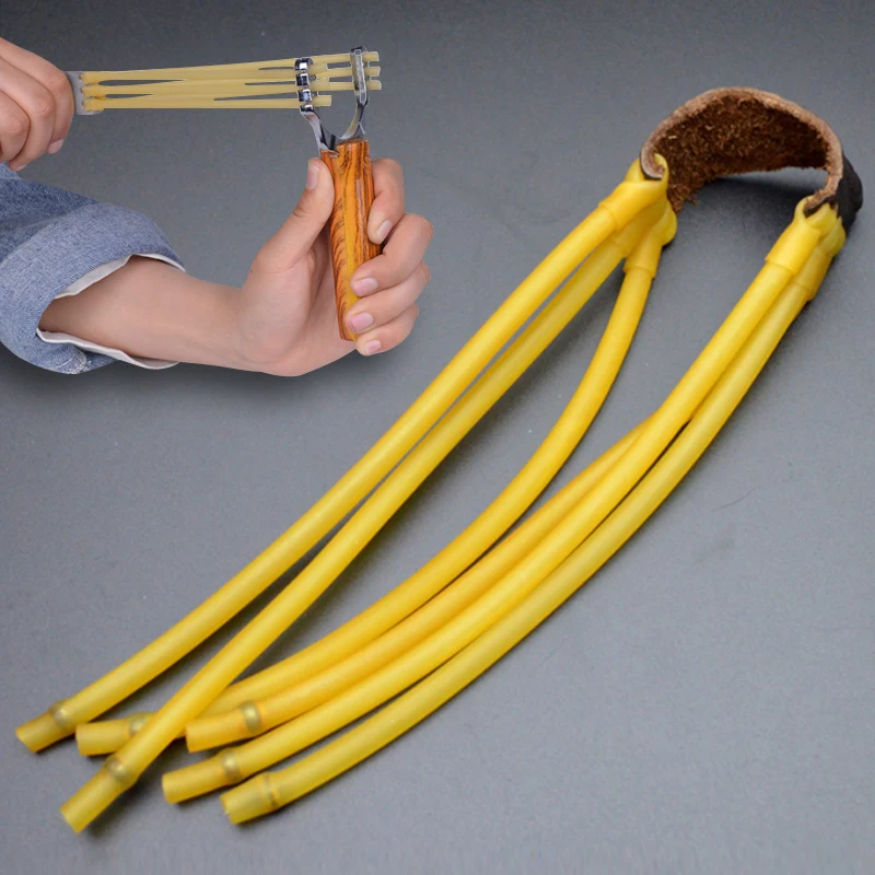 Рогатка c резиновой лентой Мощная для охоты пеших прогулок многофункциональный