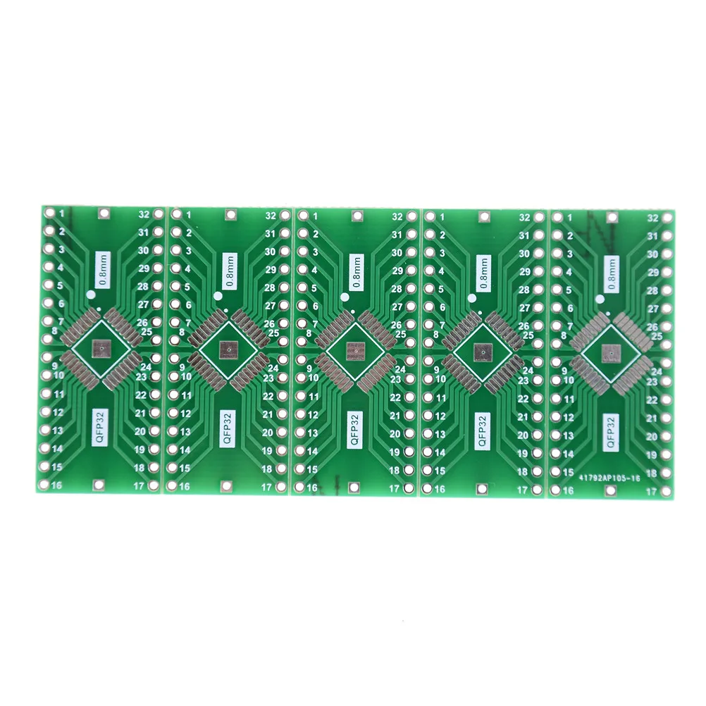 

5 шт. TQFP/LQFP/EQFP/QFP32 0,8 мм до DIP32 адаптер PCB плата конвертер