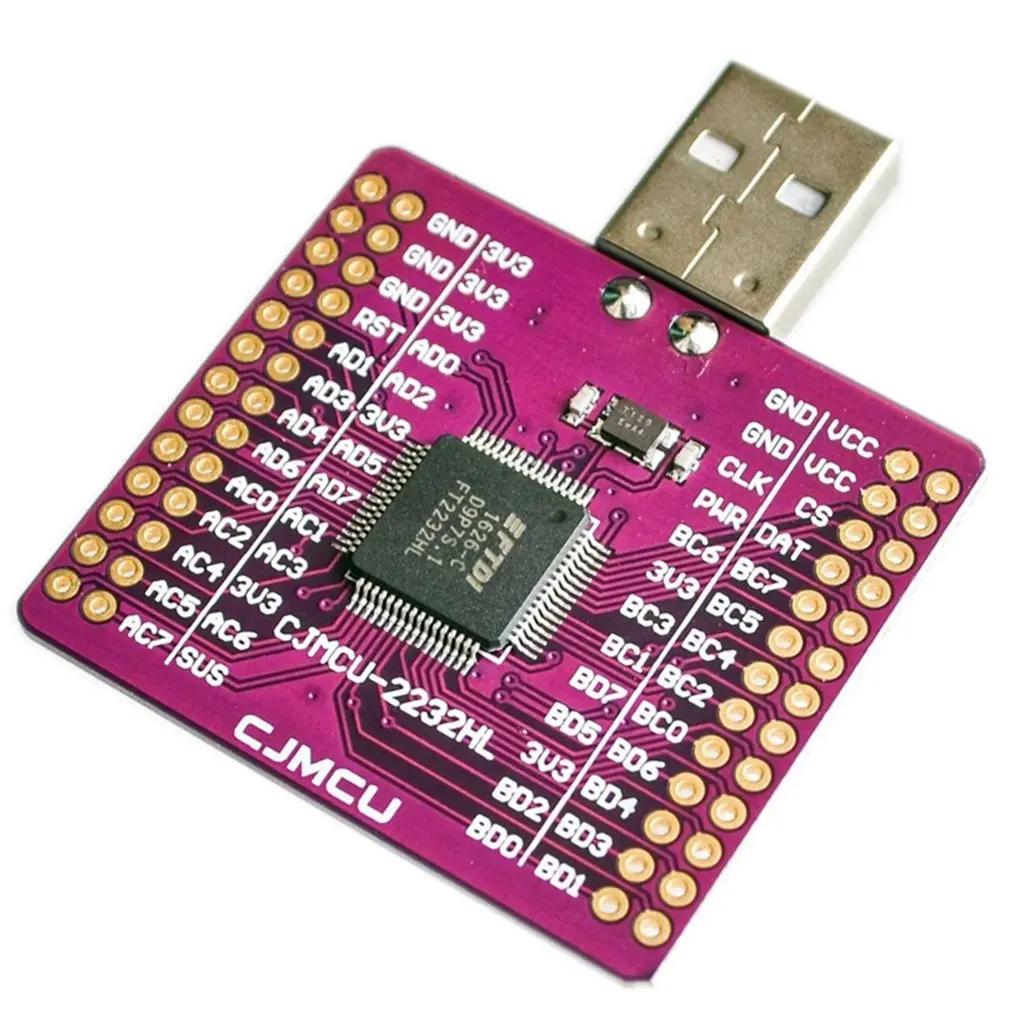 Флюоресцентный модуль внешней памяти адаптер USB UART FIFO SPI I2C JTAG RS232 FT2232HL N9P6