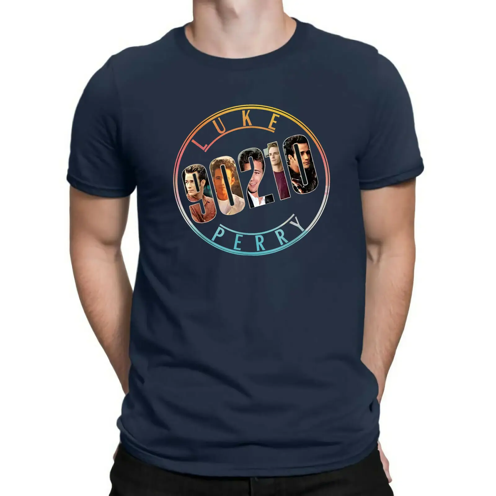 

Beverly Hills 90210 Luke Perry Dillion T Shirt Dylan Mckay Retro Tee Cotton Top Unisex Tees