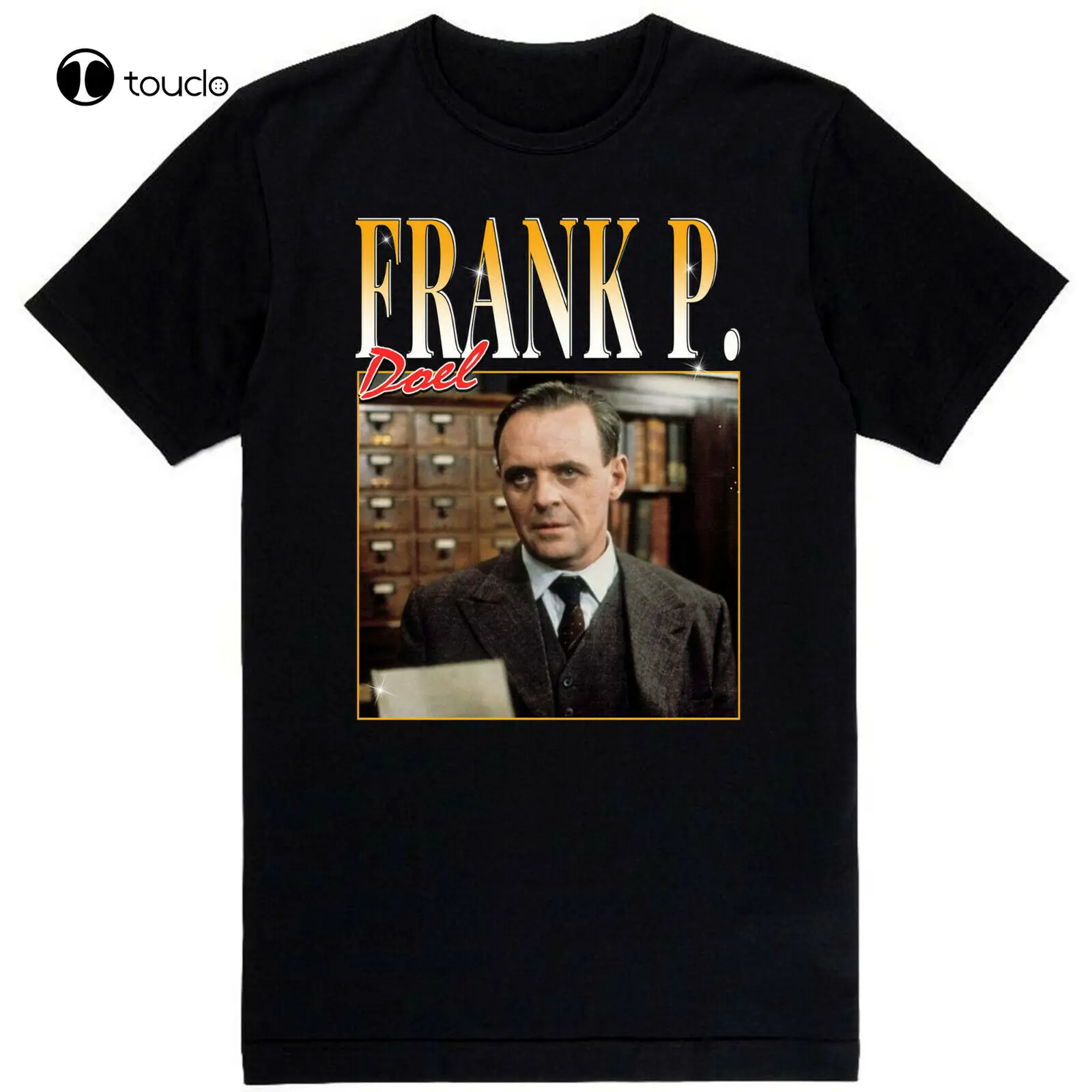 

Frank P Doel Anthony Hopkins Vintage Movie Black T-Shirt Mnh042721014