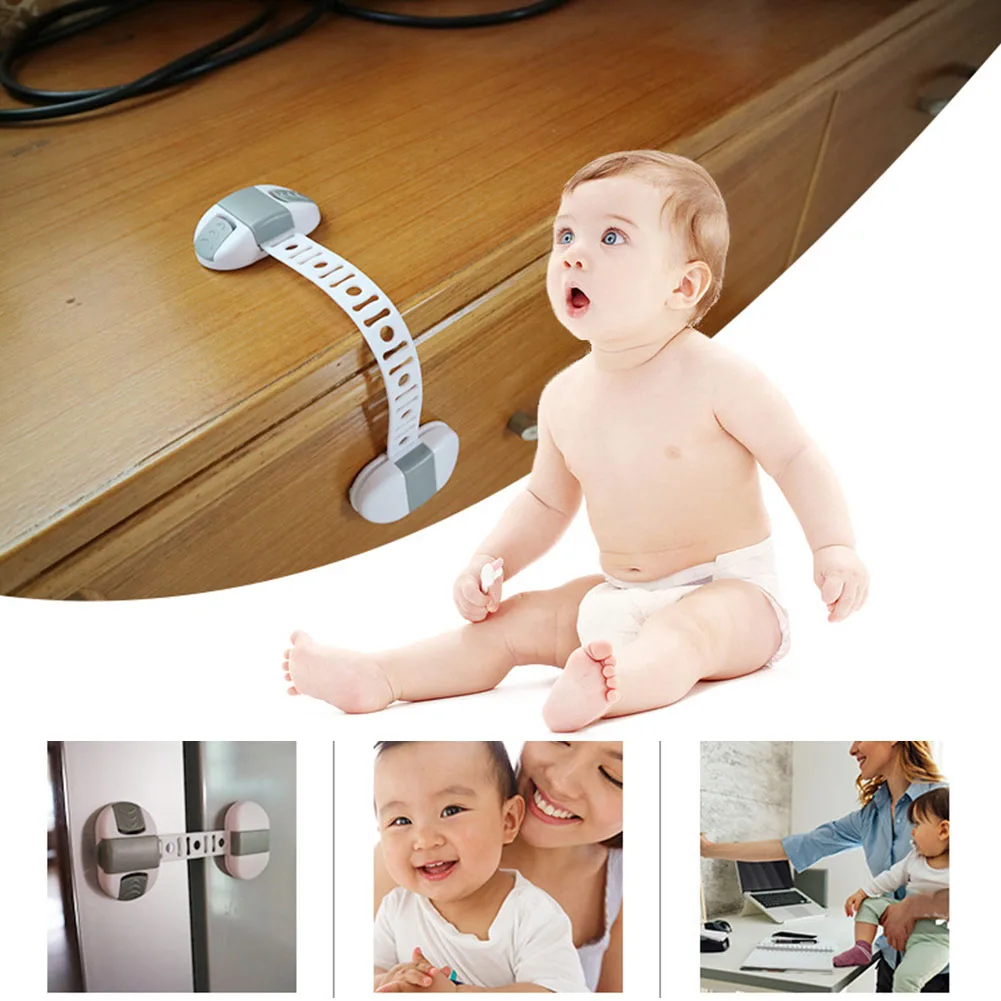 6 шт. для дома вращающаяся дверь детей портативный замок-задвижка легко