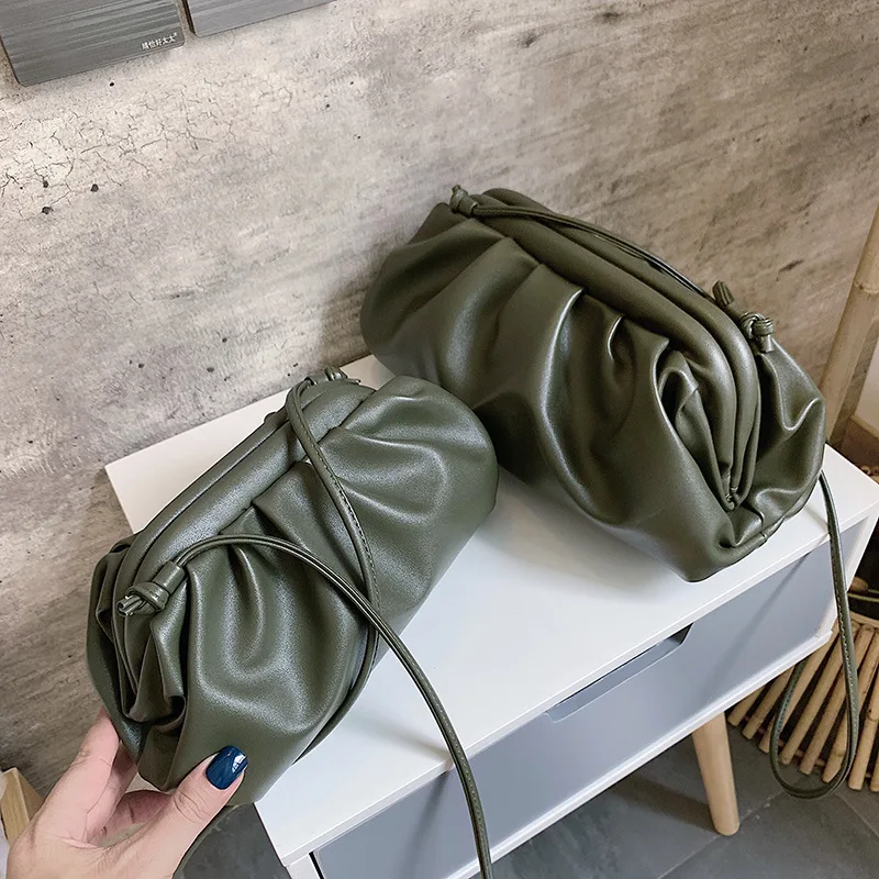 Женская сумка через плечо из искусственной кожи сумки hobo повседневные пельменты