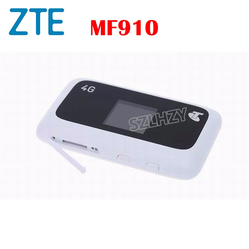Б/у 4G Роутер zte разблокированный MF910 MF90 Мобильная точка доступа Карманный Wifi+ 2 шт антенна слот для sim-карты 2300 мАч батарея PK huawei E5573