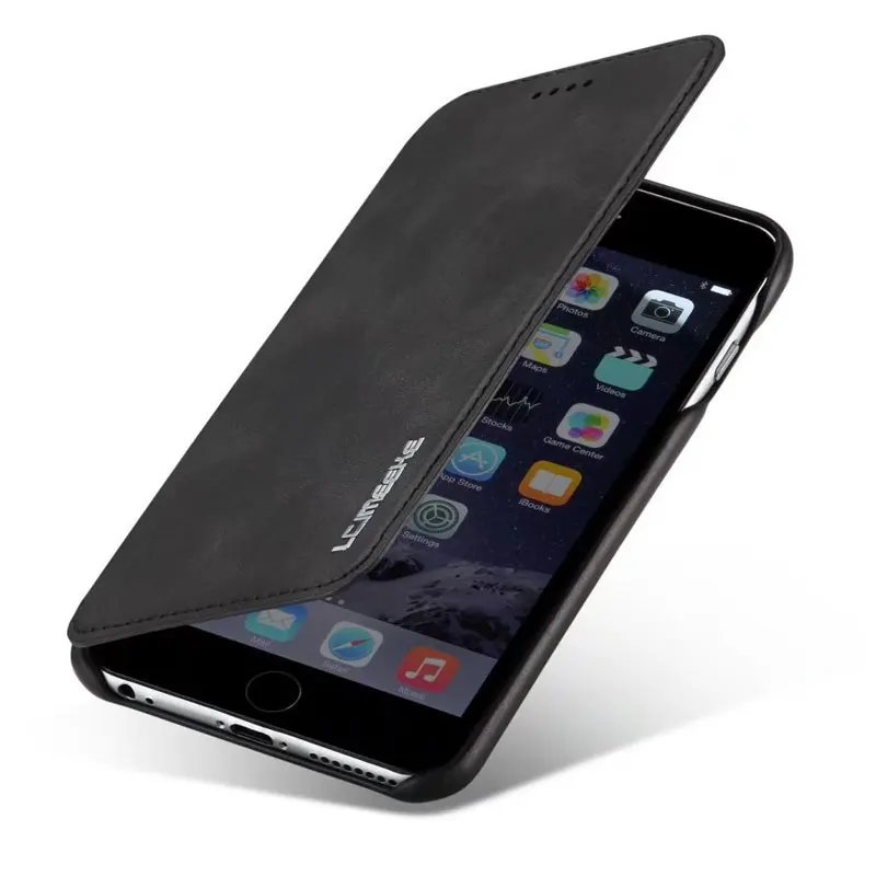 Чехол в стиле ретро для IPhone11 Pro роскошный флип чехол из искусственной кожи IPhone 8 7 6